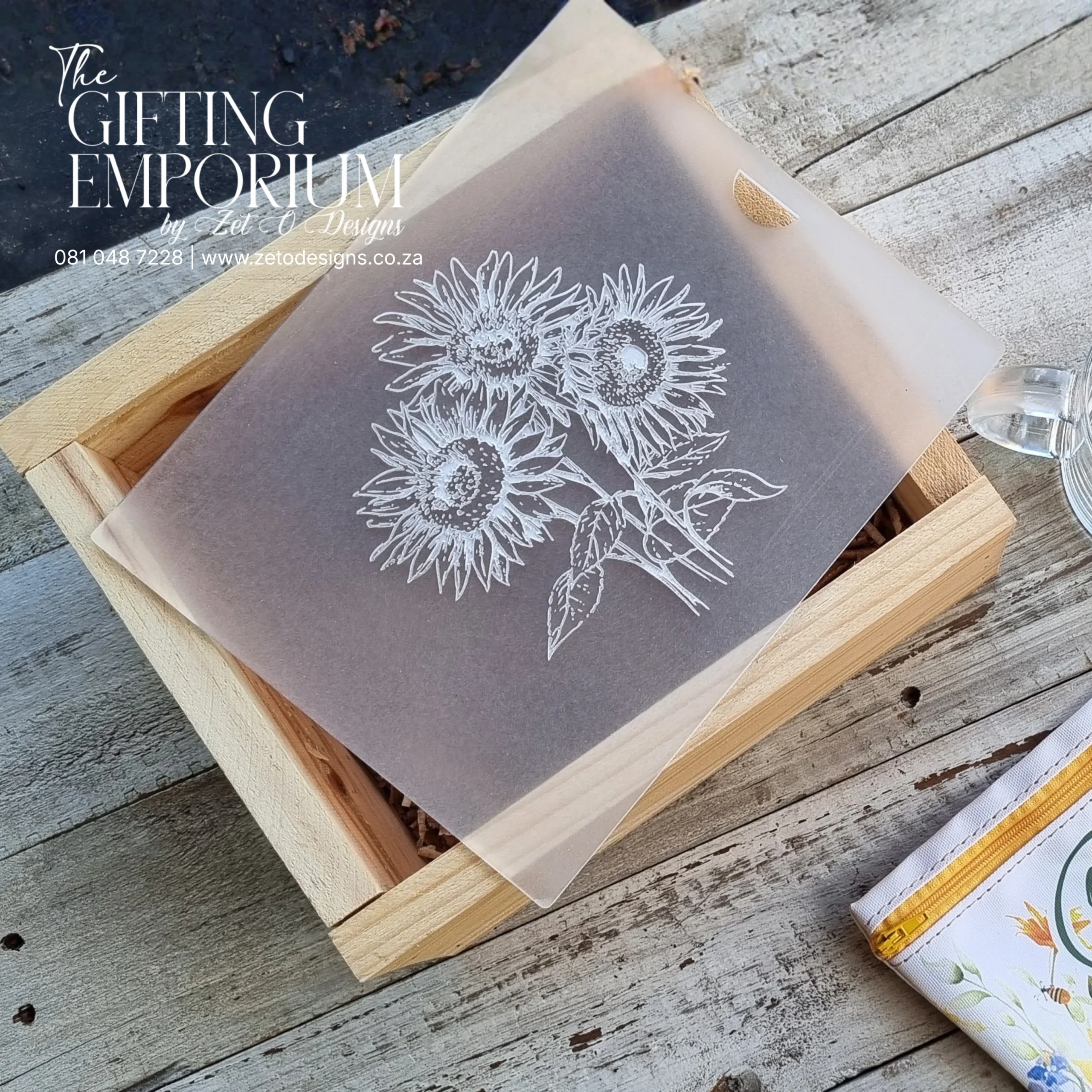 Custom engraved wooden box for gifting