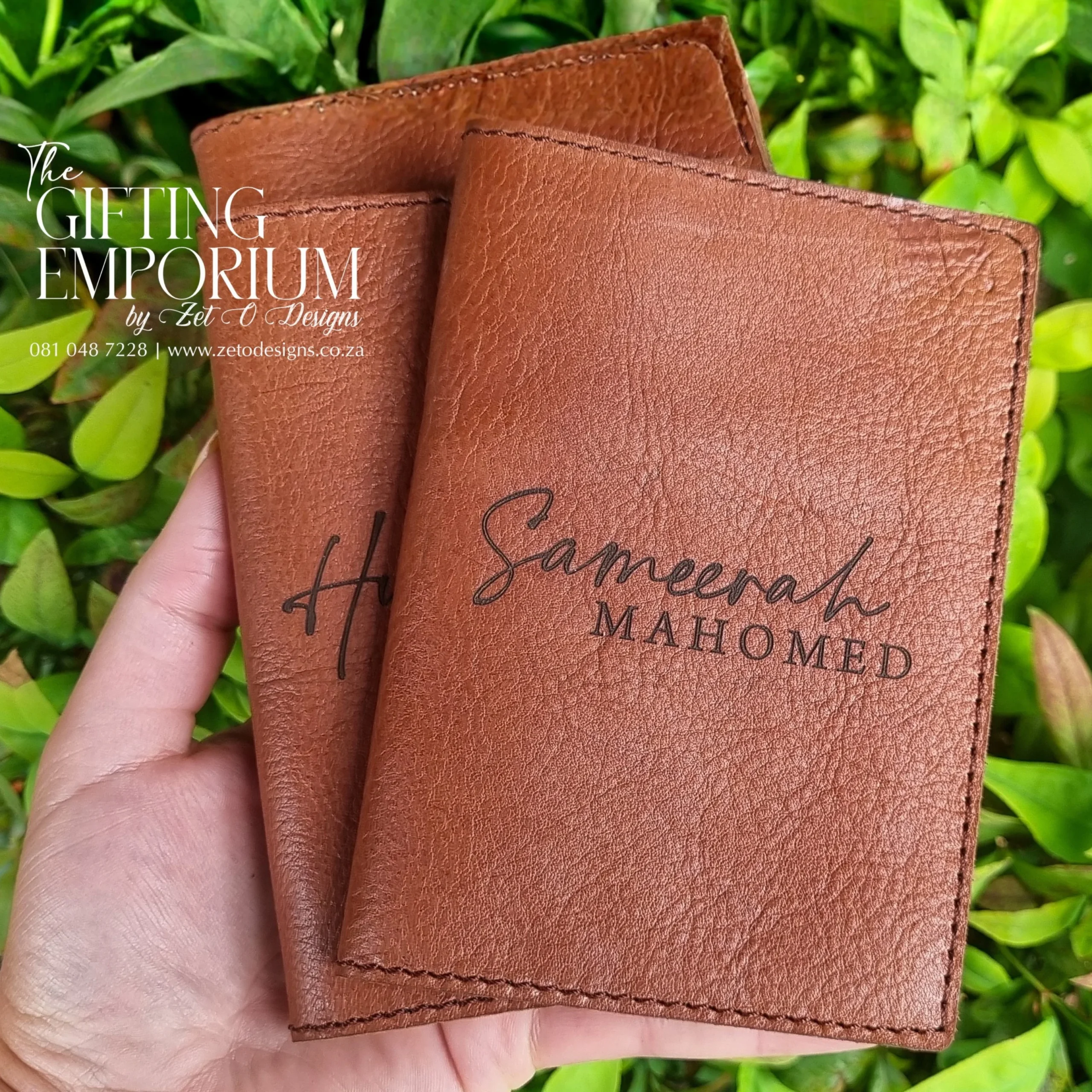 Durable leather passport holder everyday use