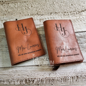 Genuine leather passport cover South Africa handmade