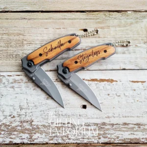 Premium pocket knife personalised with initials