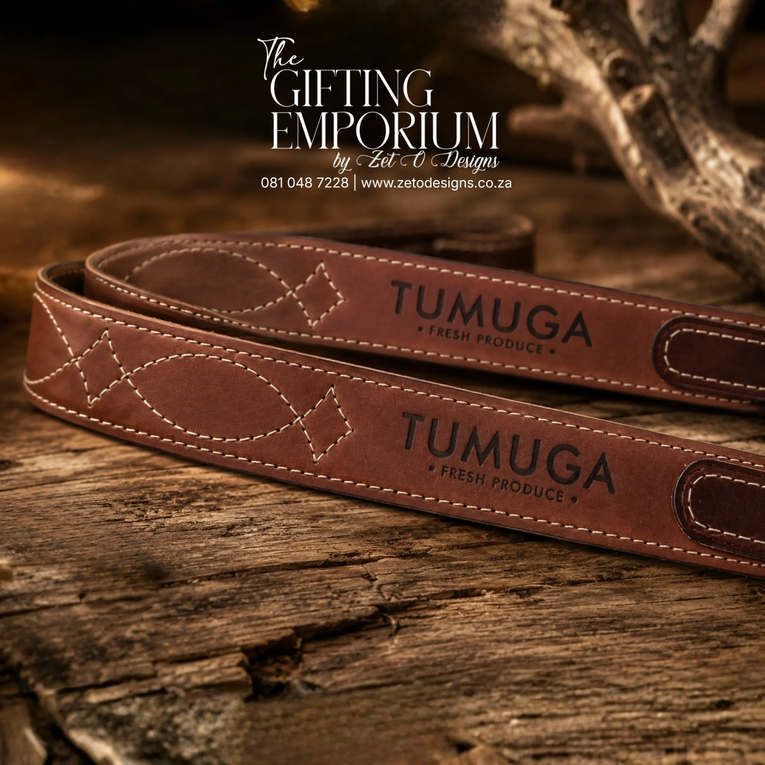 Hunter Rifle Sling | Bushveld Edition premium handmade leather hunting accessory
